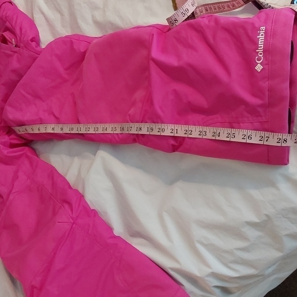 Columbia/ Bugaboo- Juniors Bright Pink Adjustable SNOW Pants Ski/tubeSz.14/16 - Picture 4 of 15